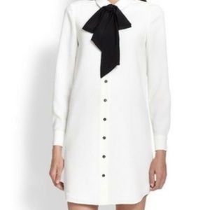 Kate spade silk tie dress shirt dress